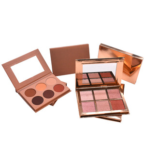 Lujosa paleta de 6 colores intensamente pigmentada, brillo prensado alto, brillo iluminador, maquillaje facial, resaltador de contorno, <span class=keywords><strong>bronceador</strong></span> - Product Image 1