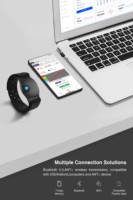 Bracelet intelligent personnalisé à étiquette blanche OEM Y25 sans fil BLE 5.0/ANT+ étanche IP67 avec surveillance de la fréquence cardiaque et batterie rechargeable
