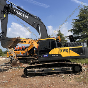 Grande pelle sur chenilles Volvo EC350DL d'occasion adaptée aux grands chantiers de construction - Product Image 3