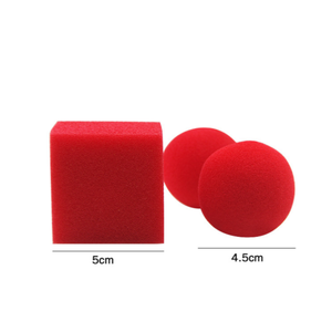 Esponja Roja Súper Suave de Alta Calidad, <span class=keywords><strong>Cubo</strong></span> <span class=keywords><strong>Cuadrado</strong></span> <span class=keywords><strong>y</strong></span> Bolas, Accesorios de Magia para Trucos de Magia de Cerca - Product Image 4