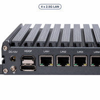 Piesia - Mini PC de Seguridad de Red Personalizado con 4 LAN, 12.ª Generación N100 N305, DDR5, WiFi, BT, 4G, Win11, X86, Router, Firewall, OEM