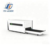 8000W Industrielle Doppeltisch-Geschlossene Laserschneidanlage 4020 Doppelplattform Geschlossener Faserlaser-Schneider für Metallplatten