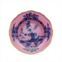 Assiettes de Présentation Luxe en Porcelaine Fine Beige à Motifs Floraux, Vaisselle en Céramique Personnalisable pour Mariages, Banquets et Événements