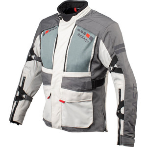 Befast VALKYRIA CE Certificado 3 capas Negro Gris chaqueta de moto XXL - Product Image 5