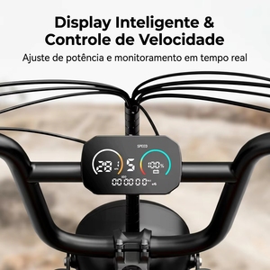<span class=keywords><strong>Bici</strong></span> <span class=keywords><strong>Elettrica</strong></span> Fat Bike 48V 750W 20 Pollici con Doppia Sospensione Fuoristrada e Freno <span class=keywords><strong>a</strong></span> Disco Idraulico - Product Image 5