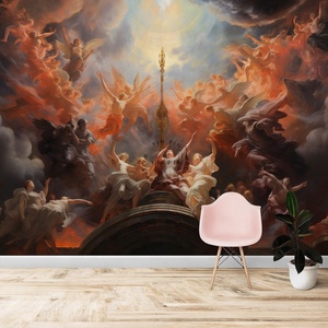 Papel pintado autoadhesivo <span class=keywords><strong>de</strong></span> estilo europeo The Heavenly Kingdom Odes to the Renaissance Murals - Product Image 4