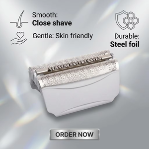 Tête <span class=keywords><strong>de</strong></span> <span class=keywords><strong>rasoir</strong></span> <span class=keywords><strong>de</strong></span> rechange 51S, cassette <span class=keywords><strong>de</strong></span> grille et <span class=keywords><strong>de</strong></span> <span class=keywords><strong>lame</strong></span> compatible avec <span class=keywords><strong>Braun</strong></span> WaterFlex WF1s Série <span class=keywords><strong>5</strong></span>, pièces <span class=keywords><strong>de</strong></span> <span class=keywords><strong>rasoir</strong></span> lavables argentées - Product Image 2