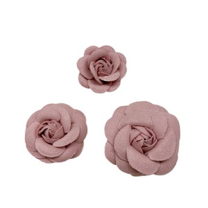 Fleur de Camélia Artificielle 5,5 cm Faite à la Main pour Accessoires Cheveux DIY, Bijoux de Mariage, Corsage, Décoration Chapeau et Chaussures - Product Image 5