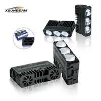 Phare de voiture universel OEM d'usine, projecteur de calandre Bi-LED à 3 yeux, double faisceau haute luminosité 6500K, étanche IP67, pour 4x4 tout-terrain