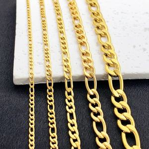 Chaîne cubaine tendance 2026 en acier inoxydable 18 carats NK3 – Collier Hip Hop – Chaîne de mode – Convient aux hommes et aux femmes - Product Image 3