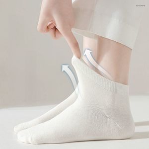 Ankle <b>Socks</b> For Women Solid Color Thin <b>Polyester</b> Disposable Breathable Daily Use Casual <b>Socks</b> Short Length All Season - Product Image 3