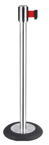 Forniture alberghiere Chrome Queue post Polebelt belt Barrier Stanchions per <span class=keywords><strong>Las</strong></span> <span class=keywords><strong>Vegas</strong></span> racetack - Product Image 5
