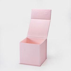 Custom <b>Pink</b> Magnetic <b>Gift</b> <b>Box</b> Collapsible Magneti Packaging <b>Box</b> Luxury Jewelry <b>Box</b> Packaging - Product Image 2