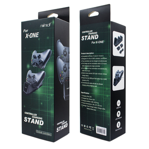 Base de carga dual de alta calidad y batería de plástico de 2 piezas para controlador inalámbrico <span class=keywords><strong>Xbox</strong></span> <span class=keywords><strong>One</strong></span> Precio de fábrica Comunicación por cable - Product Image 6