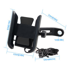 Motorbike <strong>Mobile</strong> <strong>Phone</strong> <strong>Support</strong> Aluminum Cell <strong>Phone</strong> Holder <strong>for</strong> <strong>Motorcycles</strong> With Usb - Product Image 4
