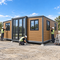 Maison préfabriquée écologique en conteneur, maison modulaire isolée moderne pour bureau de jardin et maison d'hôtes