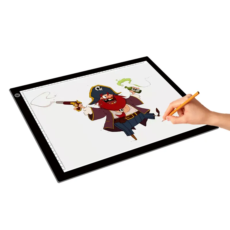 Cost-Effective Light Drawing Board for Kids 12000K White Color 3D A3 Size Lightpad