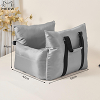 Sac de transport portable pour animaux de compagnie en PU Oxford souple et robuste, siège de canapé réglable, approuvé par les compagnies aériennes, pliable, pour voiture, chien et chat