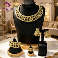 MEIZI BIJOUX 2023 fait à la main en cuivre plaqué or ensemble de bijoux brésiliens pour femmes pour mariage fiançailles bijoux de fête