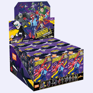 Figurine d'action authentique <span class=keywords><strong>Marvel</strong></span> 06 Spider-Man Blokees, boîte mystère, version chinoise, blocs de construction modulaires à assembler, modèle de jouet - Product Image 1