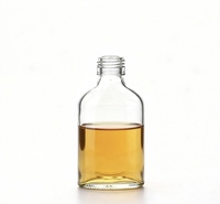 Bouteille de vin en verre carrée miniature de 90 ml