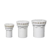 Raccord de fond en PVC pour aquarium, connecteur de drain, filtre à eau pour aquarium, bassin à poissons et étang (tailles 20mm-50mm)