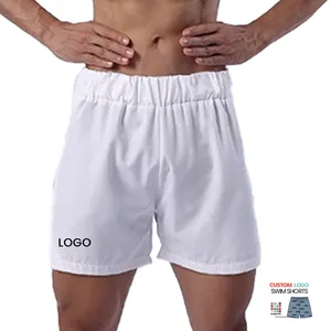 High Waisted Athletic Plus Size Quick Dry Workout Swim Shorts For Men