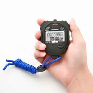 <span class=keywords><strong>Chronomètre</strong></span> numérique sportif double face étanche avec écran LCD électronique ABS, 10 groupes de mémoire, pour l'école, les entraîneurs professionnels - Product Image 5