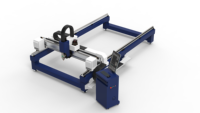 Mesin pemotong Laser serat Gantry portabel, daya 1.5kw/3kw/6kw, ukuran 3015/3016/4020, pemasangan mudah