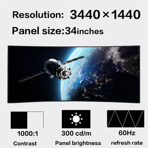 แผงจอ LCD ขนาด 34 นิ้ว ความละเอียด 3440x1440 รุ่น LM340UW2-SSA1 LM340UW3-SSA1 สำหรับจอคอมพิวเตอร์ - Product Image 3