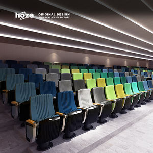HOZE HS-1102E disesuaikan kaki tunggal kursi rangkai untuk teater film pengaturan perumahan komersial furnitur kuliah Hall - Product Image 3
