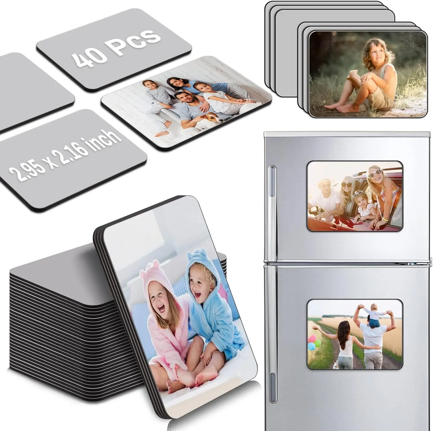 Пользовательские фото магнит печать персонализированный водонепроницаемый магнит на холодильник