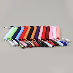 Cavo a spirale Usb c tastiera ricarica rapida Usb a a tipo c dati cavo tastiera meccanica - Product Image 6
