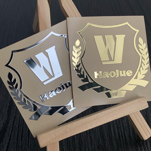 Boni truyền nhiệt nhãn chuyển nhượng Logo Sticker kim loại lá vàng 3D tùy chỉnh truyền nhiệt dán cho chai và hộp - Product Image 3