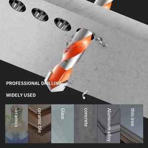 Carbide-Tipped nề khoan bit thiết lập, 12 cái cho gạch gạch bê tông thủy tinh nhựa <span class=keywords><strong>CINDER</strong></span> khối gỗ 3/3/4/4/5/5/6/6/8/8/10/12mm - Product Image 6