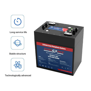 Batería de estado sólido LiFePO4 de 25.6V <span class=keywords><strong>64Ah</strong></span>, ecológica y personalizada, la más vendida, con 6000 ciclos de vida útil, para máquinas de limpieza y cortacéspedes, con carga rápida. - Product Image 1
