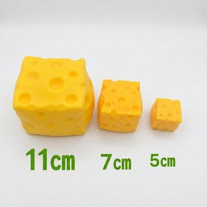 10cm/6cm/7cm TPR Cheese Squishy Moldable Stress Relief Slow Rebound Toy - Product Image 2