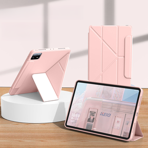 Vente en gros Fashion Anti-chute 10.2 pouces pour <span class=keywords><strong>iPad</strong></span> 9e génération <span class=keywords><strong>Coque</strong></span> de protection pour tablette avec fente pour stylo Y-Fold 11 Étui de protection - Product Image 6