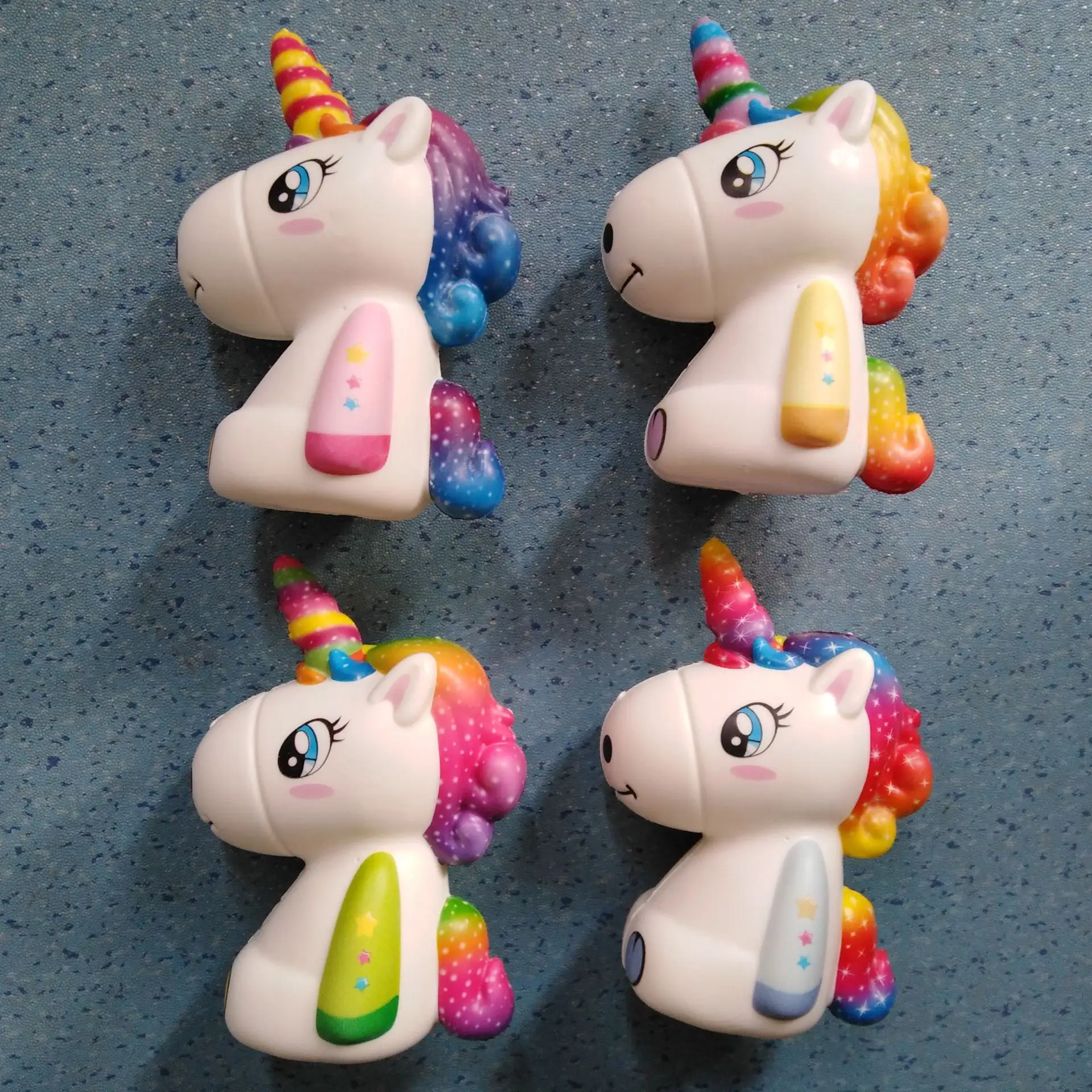 Oem Schattige Regenboog Eenhoorn Geurende Squishies Langzaam Oprijzende Gigantische Eenhoorn Tpu Squishy Kids Speelgoed