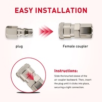 Fabricant de pièces pneumatiques professionnelles de type C, série Nitto japonaise, raccords rapides Push-to-Connect 1/2, 1/4'', 3/8''