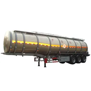 Vehicle Master 3 axle 35cbm aceite combustible cisterna semirremolque ácido cisterna remolques leche cisterna remolque para la venta