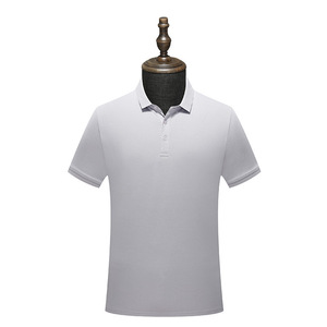 Polo à manches courtes, séchage rapide, couleur unie, tissu polyester, pour un usage quotidien - Product Image 1