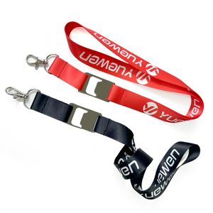 Personalized Fashion <b>Polyester</b> Ribbon Satin <b>Lanyard</b> With Silk Screen Printing Custom Neck Strap and Logo - Product Image 2