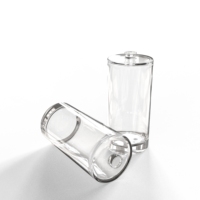Flacon de parfum en verre de luxe de 200 ml au design élégant rectangulaire YIYI YBL219 avec couvercle transparent, emballage de parfum au design personnalisé