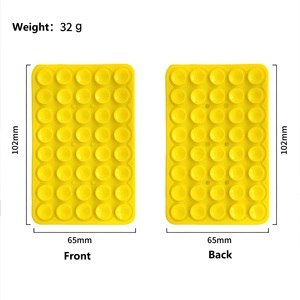Multiple Colors Available Double-Sided Silicone Suction Cup <b>Foldable</b> Phone Holder Anti-slip Aluminum Alloy Core Stick <b>on</b> <b>Wall</b> - Product Image 2