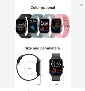Smartwatch Q <span class=keywords><strong>Z</strong></span> a Basso Prezzo con Display TFT, Impermeabile IP67, Monitoraggio del Sonno, Unisex - Product Image 2