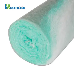 Glass Fiber Filter Media Paint Booth Filter Exhaust Air Filter