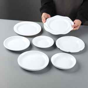 <b>Melamine</b> tableware <b>plates</b>, commercial restaurant <b>plates</b>, hotel white cold dish <b>plates</b> - Product Image 1