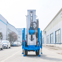 Fournisseurs chinois 160m pneumatique DTH appareil de forage HYD-160 sur chenilles pour machine de forage de puits d'eau