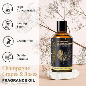 Olio Profumato Sintetico di Alta Qualità all'Ingrosso, Fragranza di Uva Champagne e <span class=keywords><strong>Rosa</strong></span>, Lunga Durata, Aroma Floreale e Fruttato, OEM 100ml - Product Image 2